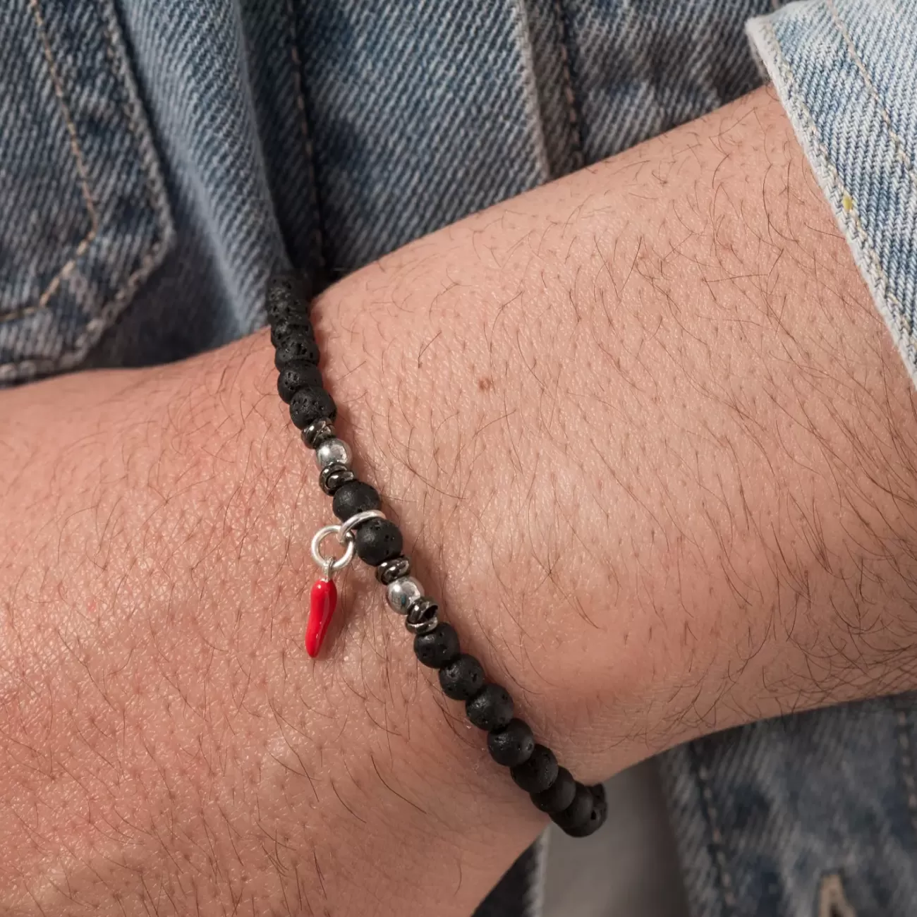 Online Bracciale Suerte stone black Uomo Bracciali Con Pietre | Bracciali Serie Suerte