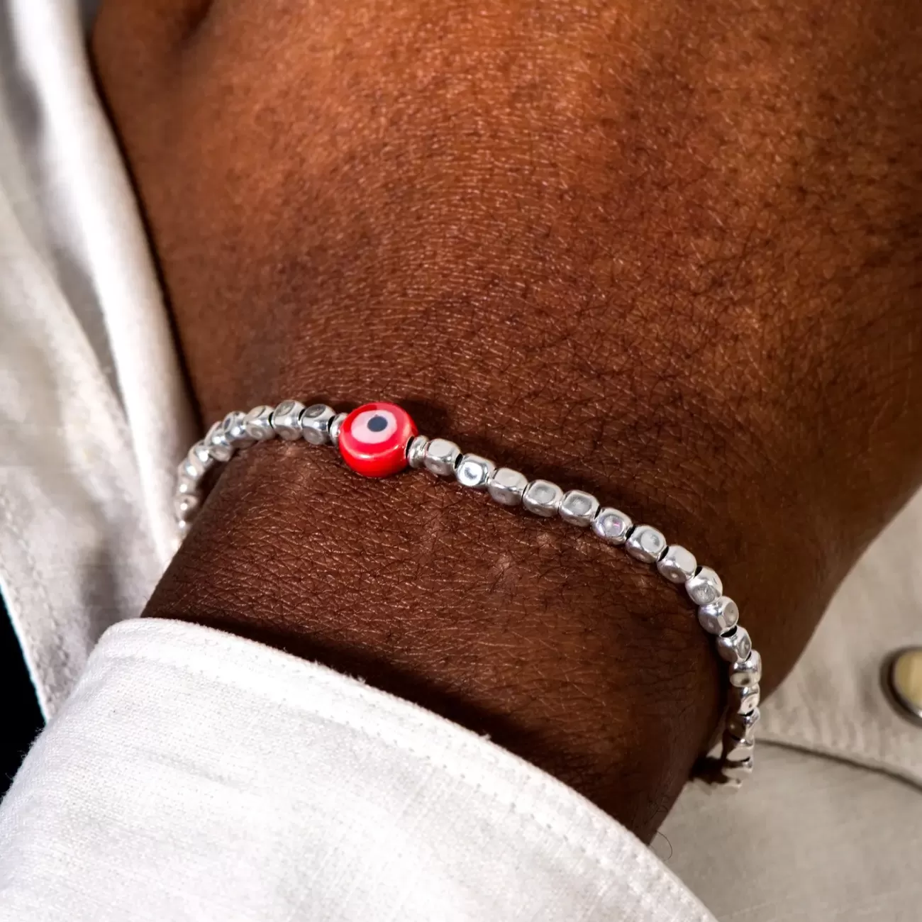 Best Red Eye Uomo Bracciali Argento 925 | Bracciali Serie Lucky